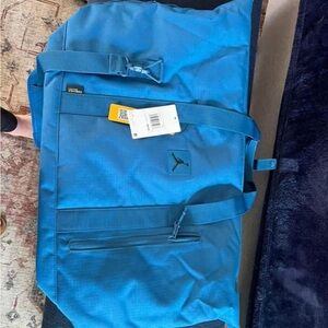 Jordan Blue Duffel Bag with Durable Design